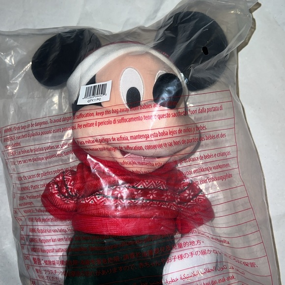 Disney Mickey Mouse Holiday Plush – Medium 16 1/4'' - Picture 6 of 8